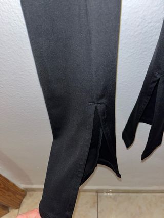 Mallas Adidas Negras con Aberturas