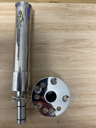 Cañero de combate de acero inoxidable