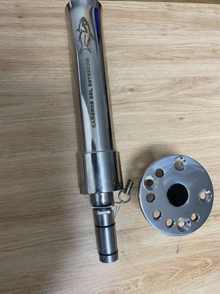 Cañero de combate de acero inoxidable