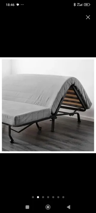 Sofá Cama Plegable Ikea Amarillo