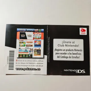 Puntos Pokémon Edición Negro Nintendo DS