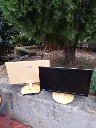 Monitores AOC Beige/Amarillo