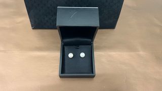 Pendientes Perla Natural Oro 18K Nuevos