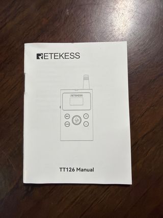 Sistema Guía Retekess TT126 280m