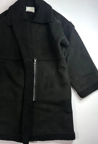 Cappotto donna vintage nero taglia XL