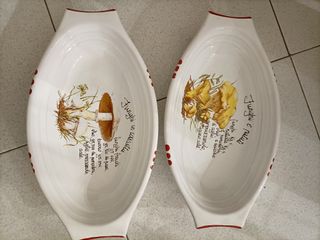 Piatto da portata con funghi