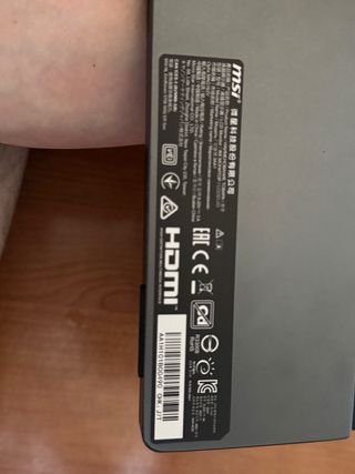 Pantalla Portátil MSI HDMI