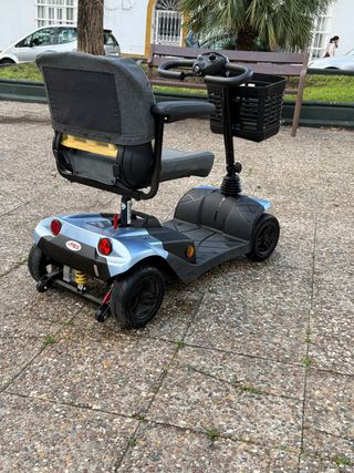 Scooter movilidad reducida azul