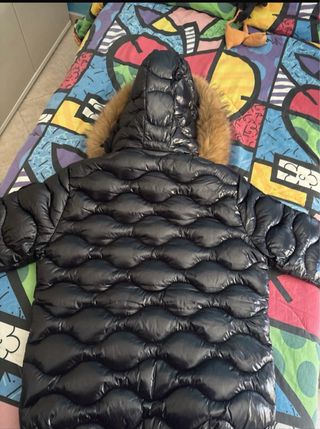 Piumino Blauer nero con cappuccio