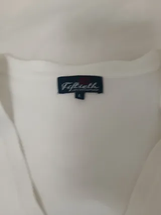 Cardigan Fiftieth Uomo Bianco Taglia L