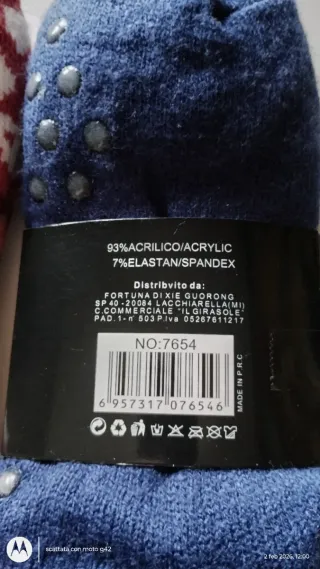 Calze antiscivolo B.FORTUNA tg 40-48 e 35-41