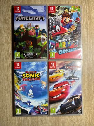 Nintendo Switch con accesorios