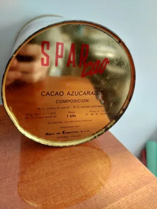Lata antigua Spar Cacao