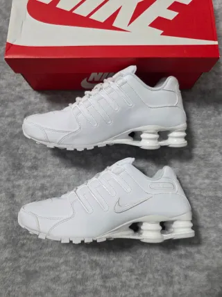 Nike Shox NZ Triple White