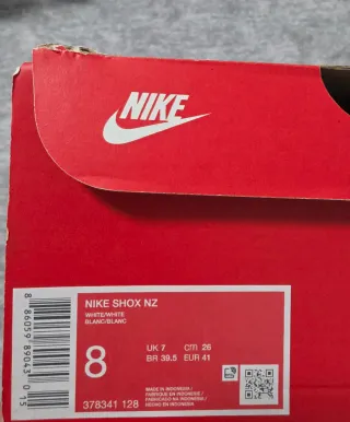 Nike Shox NZ Triple White