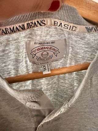 Camiseta Armani Jeans Gris