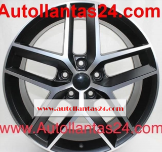 Juego 4 llantas seat leon cupra black 17