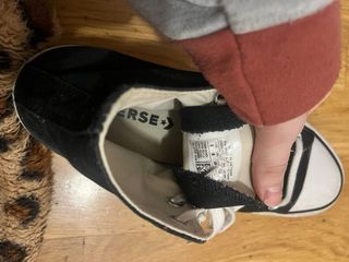 Converse plataforma negras talla 39