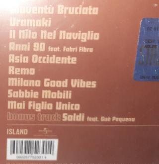CD Mahmood Gioventù Bruciata,italian music pop rap