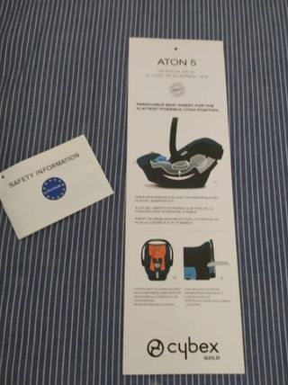Silla de coche Cybex Gold Aton 5 Grupo 0+