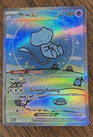 Mew EX Shiny Paldean Fates Carta Pokémon