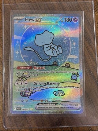 Mew EX Shiny Paldean Fates Carta Pokémon