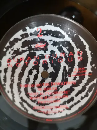 Vinilo DURAN DURAN - Notorious (LP Original 1986)