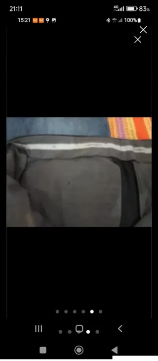 Pantalón de vestir Caramelo negro talla M