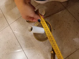 Lámpara de bronce antigua