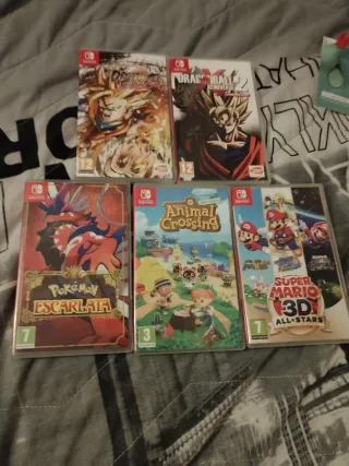 Nintendo Switch Lite + 5 Juegos