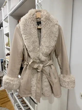 Abrigo polipiel FORRADO PELO