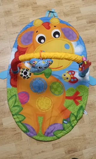 Cuna ,con mosquitera+manta de juego de regalo