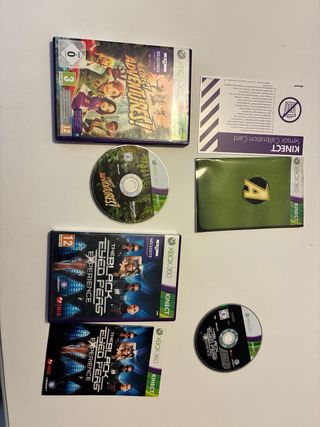 Lote 4 Giochi Xbox 360 Kinect