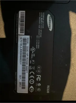 🆘️Portatil Samsung RC530 Intel Core i7🆘️