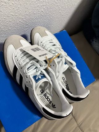 Adidas Samba Blancas y Negras