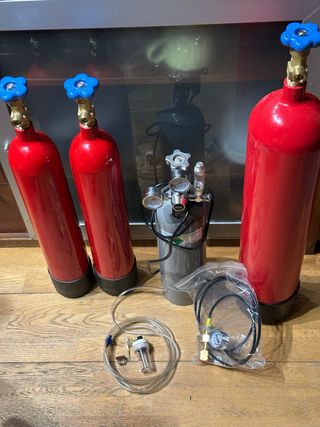 Lote Acuario 200L Completo CO2 Fluval Eheim Extras