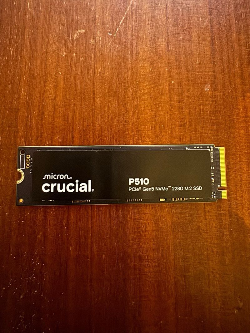 Crucial P510 PCIe Gen5 NVMe 2280 SSD 2tb afbeelding 2
