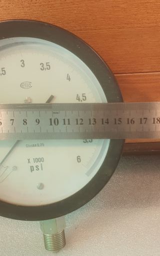 Manometro Cella 6000 PSI Mezzo pollice Kl 0.25