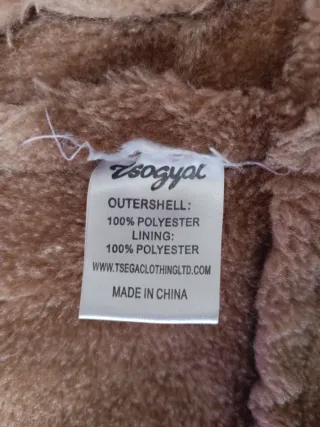 Cazadora efecto ante con pelo