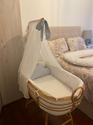 Moisés de bambú para bebé