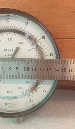 Manometro Fantinelli 0,6 bar un quarto Kl0,25