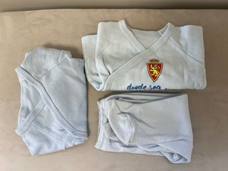 Conjunto Real Zaragoza + Body Bebé 1 Mes