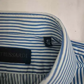 Camicia Trussardi a righe cotone uomo 41