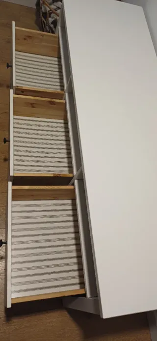 Mueble TV Blanco Ikea Hemnes