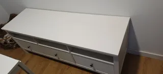 Mueble TV Blanco Ikea Hemnes