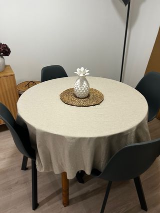 Mesa comedor extensible madera