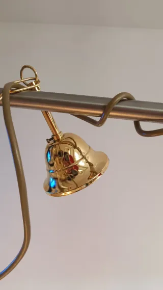 Murano Lampada Zucca vetro soffiato in gabbia New