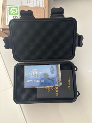 Reloj Addiesdive Cuarzo Negro Naranja