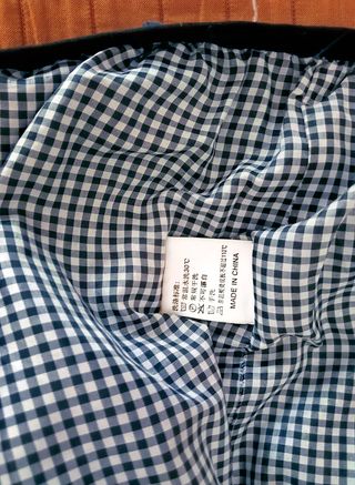 Chaleco acolchado azul marino hombre