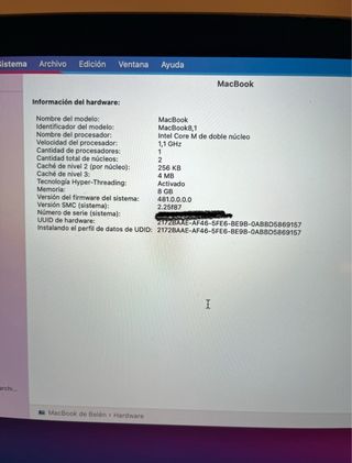 MacBook 12’’ 250GB